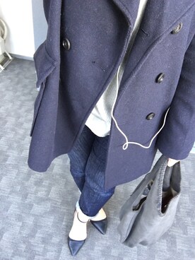 Hanada Akaneさん（レディース・154cm）の冬コーディネート