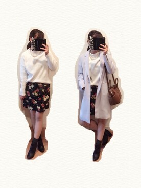 「ORiental TRaffic(ORiental TRaffic)」｜「アイテム（チェスターコート）」を使った、maaa★さん（レディース・159cm）の春コーディネート
