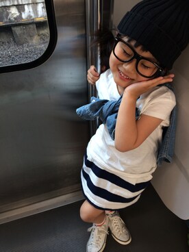 kuuurumilk☻さん（キッズ・110cm）の春コーディネート