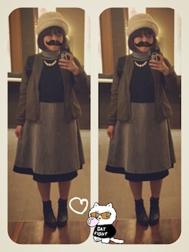 かなもさん(レディース・162cm)の冬コーディネート