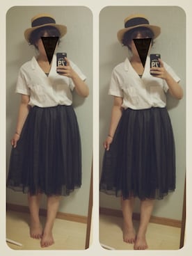 かなもさん（レディース・163cm）の夏コーディネート