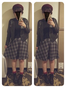 「彼氏とデート」｜かなもさん（レディース・163cm）の秋コーディネート