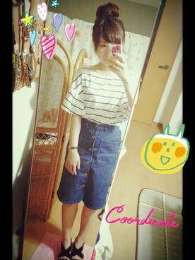 minako＊さん（レディース・155cm）の夏コーディネート