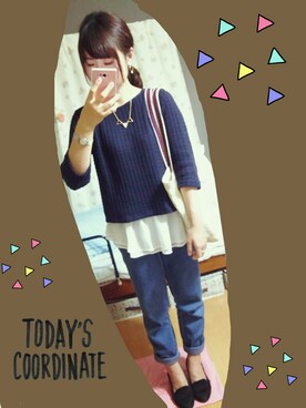 minako＊さん（レディース・155cm）の秋コーディネート
