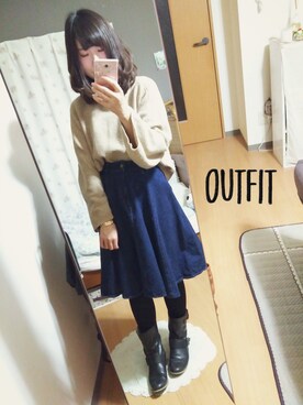 minako＊さん（レディース・155cm）の冬コーディネート