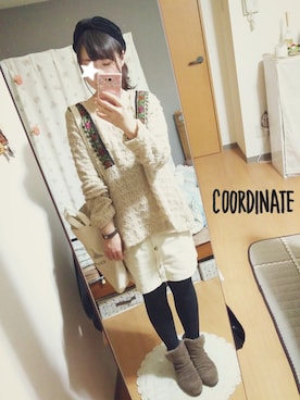 minako*さん(レディース・155cm)の冬コーディネート