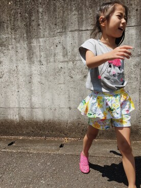 「アイテム（パンプス）」を使った、Kariさん（キッズ・120cm）の夏コーディネート