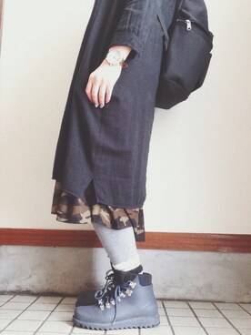 まるこびっち。さん（レディース・168cm）の春コーディネート