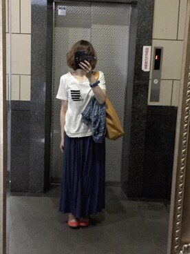 「Dr.Scholl（ドクターショール）のアイテム」を使った、maki@kさん（レディース・159cm）の夏コーディネート