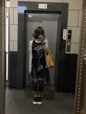 「G-SHOCK」｜maki@kさん（レディース・159cm）の夏コーディネート