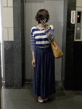 「G-SHOCK」｜maki@kさん（レディース・159cm）の夏コーディネート