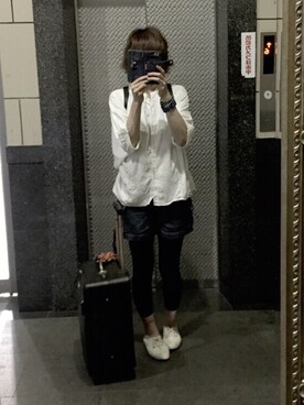 「G-SHOCK」｜maki@kさん（レディース・159cm）の夏コーディネート