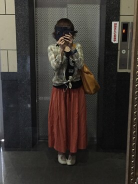 「LEPSIM（レプシィム）のアイテム（アンサンブル）」を使った、maki@kさん（レディース・159cm）の夏コーディネート
