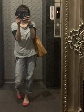 「Dr.Scholl（ドクターショール）のアイテム」を使った、maki@kさん（レディース・159cm）の夏コーディネート