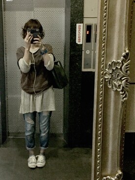 「G-SHOCK」｜maki@kさん（レディース・159cm）の秋コーディネート