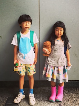 tampopoさん（キッズ・110cm）の秋コーディネート