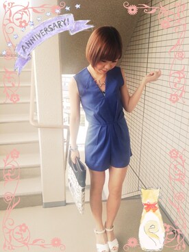 「#ミッキー」｜ぽてとまんさん（レディース・156cm）の夏コーディネート