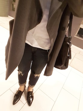 「しまむらコーデ」｜MAYUMI YOKOTAさん（レディース・160cm）の冬コーディネート