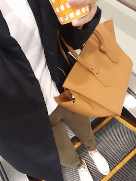 「しまむら（シマムラ）のアイテム（ジャケット/アウター、ブルー系）」を使った、MAYUMI YOKOTAさん（レディース・160cm）の冬コーディネート
