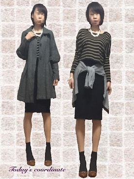 「MANGO（マンゴ）のアイテム（ステンカラーコート）」を使った、kiimaさん（レディース・168cm）の春コーディネート