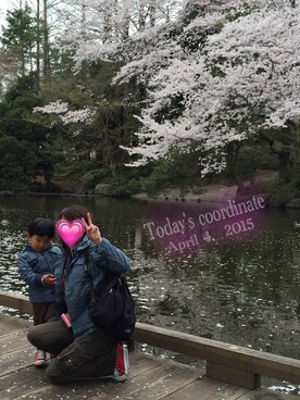 「ET BOITE（エボワット）のアイテム」を使った、kiimaさん（レディース・168cm）の春コーディネート