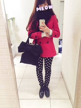 「アイテム（トレンチコート）」を使った、ミキティースマイルさん（レディース・156cm・20代）の春コーディネート