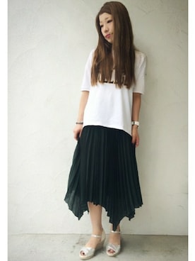 Le Talon代官山店スタッフさん（レディース・160cm）の夏コーディネート