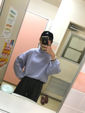 「沖縄」｜「アイテム（スウェット）」を使った、 は  なさん（レディース・156cm）の秋コーディネート