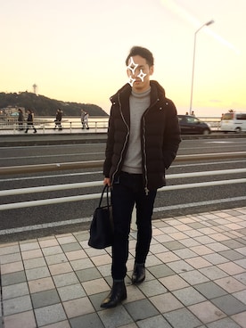 「TATRAS」｜「アイテム（アナログ腕時計）」を使った、kuniさん（メンズ・182cm）の冬コーディネート