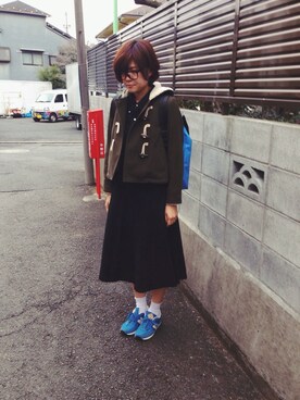 まこさん（レディース・171cm）の冬コーディネート