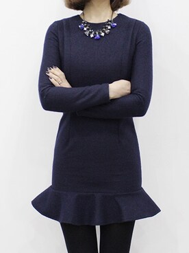 「skirt」｜「アイテム（ワンピース）」を使った、데일리위수さん（レディース・170cm）の冬コーディネート