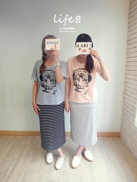 「Life8」｜「アイテム（その他シューズ）」を使った、life8さん（レディース・160cm）の夏コーディネート