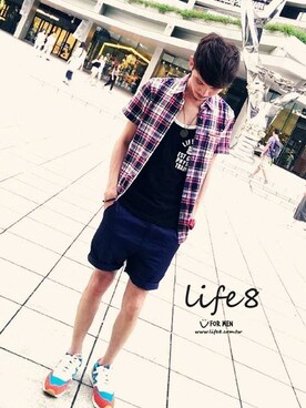 「Life8」｜life8さん（メンズ・180cm）の夏コーディネート