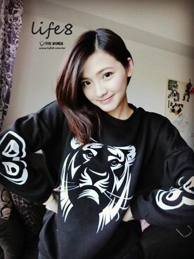 「Life8（ライフエイト）のアイテム」を使った、life8さん（レディース・165cm）の冬コーディネート