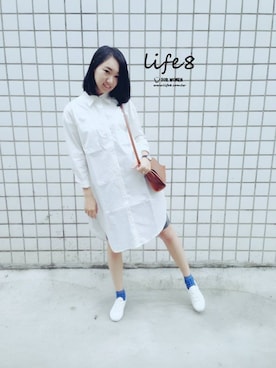 「Life8」｜「アイテム（その他）」を使った、life8さん（レディース・165cm）の冬コーディネート