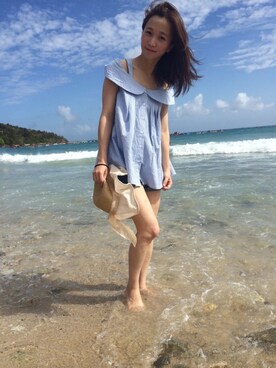 「アイテム（その他トップス）」を使った、life8さん（レディース・162cm）の春コーディネート