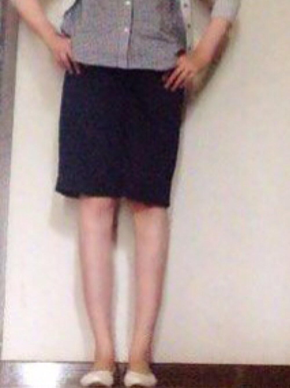 「日常」｜「RANDAのアイテム（パンプス、ホワイト系）」を使った、chiyu:)さん（レディース・158cm）の春コーディネートの1枚目の写真