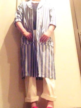 「日常」｜「アイテム（その他アウター）」を使った、chiyu:)さん（レディース・158cm）の夏コーディネート