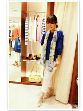 店長さん（レディース・167cm）の春コーディネート