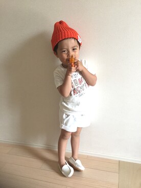 「マヨコーデ」｜soharuさん（キッズ・90cm）の春コーディネート