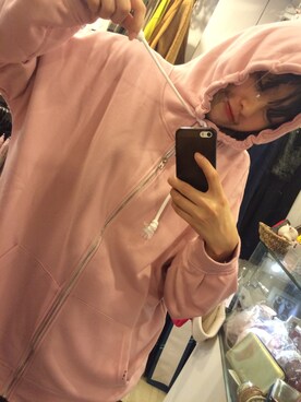「TAIPEI」｜「アイテム（モッズコート）」を使った、XINXINさん（レディース・160cm）の冬コーディネート