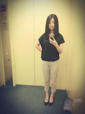 「N（エヌ）のアイテム（トップス）」を使った、JZさん（レディース・160cm）の夏コーディネート