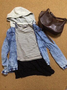 「VOLCOM」｜「アイテム（ワンピース/ドレス）」を使った、こんぺいとさん（レディース・155cm）の春コーディネート