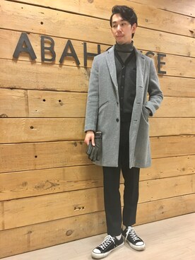 ONDAさん（メンズ・183cm）の冬コーディネート