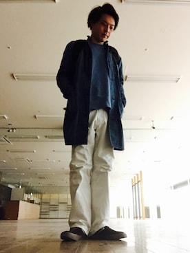 「アイテム（その他アウター）」を使った、ｶﾝﾅﾑｽﾀｲﾙさん（メンズ・179cm・20代）の春コーディネート