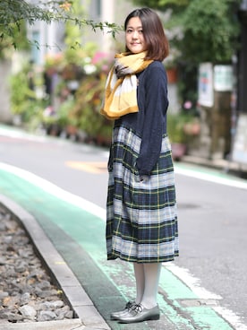 「手刺繍」｜FilD'araigneeさん（レディース・155cm）の秋コーディネート