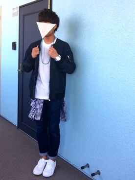 「MATIX（マティックス）のアイテム」を使った、SHUNさん（メンズ・163cm）の春コーディネート