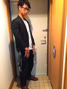 きく丸さん（メンズ・175cm）の秋コーディネート