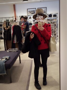 「rag & bone（ラグアンドボーン）のアイテム（帽子）」を使った、Lania🎶さん（レディース・162cm）の冬コーディネート