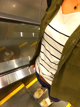 「Marc by Marc Jacobs（マークバイマークジェイコブス）のアイテム（アクセサリー）」を使った、か な や んさん（レディース・162cm）の春コーディネート